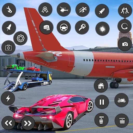 Airplane Car Transporter Pilot 1.35