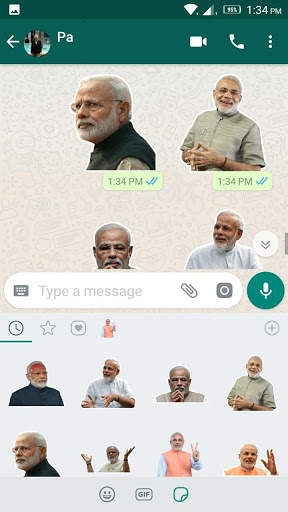 Modi Sticker for WhatsApp screenshot 3