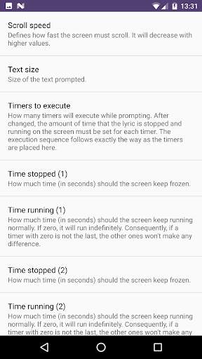 SingerPro Music Teleprompter screenshot 3
