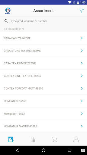 My Hempel screenshot 2