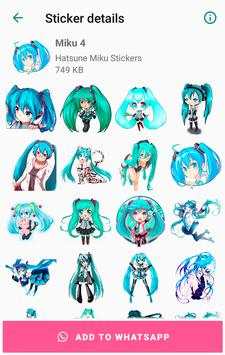 Hatsune Miku Stickers screenshot 5