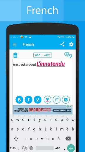 French Keyboard and Translator screenshot 19