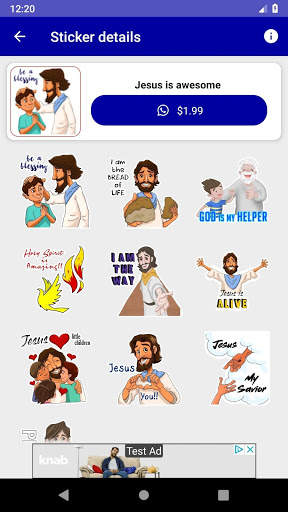 Christian WAStickerApp - Bible Stickers Free screenshot 7