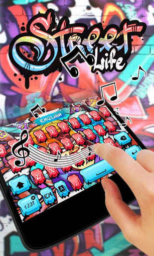 Street Life GO Keyboard  Theme स्क्रीनशॉट 5