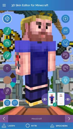 QB9 3D Skin Editor für Minecraft screenshot 1