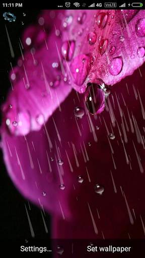 Running Raindrops Live Wallpaper screenshot 4