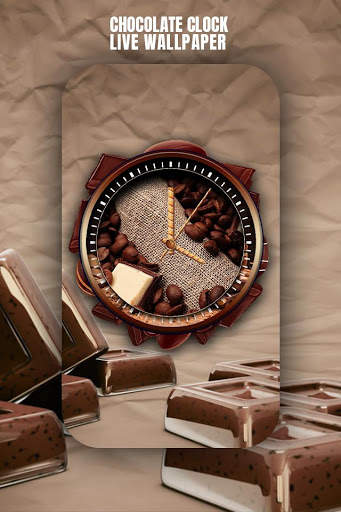 Chocolate Clock Live Wallpaper screenshot 5
