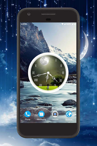 Moonlight Clock Live Wallpaper screenshot 2