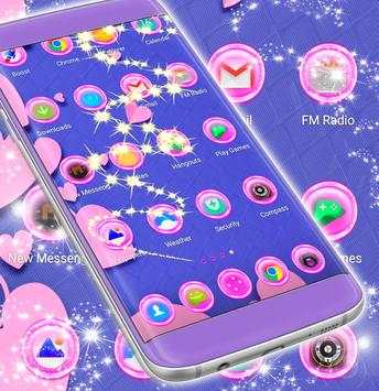 Cute Blue Pink Launcher Theme screenshot 4