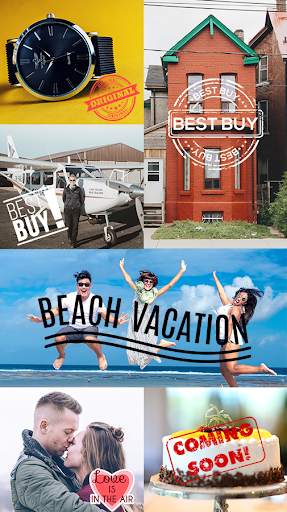 Photo Text Editor App with Cool Stickers: Logext screenshot 1