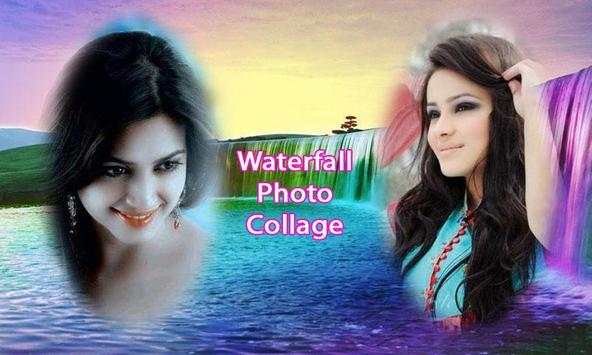 Waterfall photo collage frames 4 تصوير الشاشة