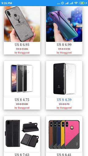 Mobile Phone Cover Cases Leather Shopping Free App screenshot 3