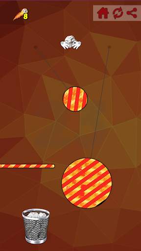 Paper Ball Tossing Flip Throwing to Bin Game screenshot 5