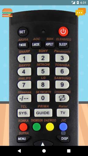 Remote Control For Thomson TV screenshot 2