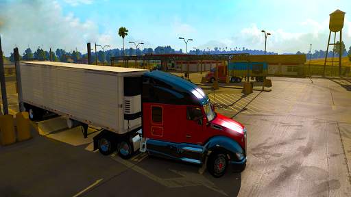 3D Truck Traffic Simulator Real screenshot 2