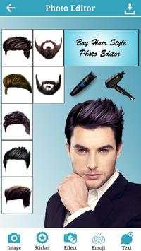 Man Hair Style Photo Editor 5 تصوير الشاشة