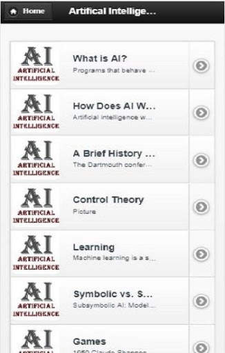 Artificial Intelligence screenshot 1