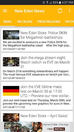 New Eden News screenshot 2