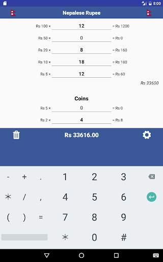 Cash Calculator -Money Counter скриншот 3