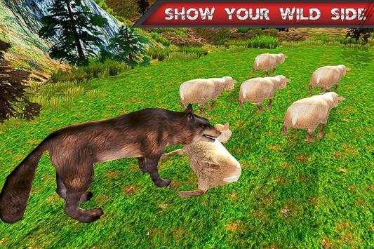 Angry Wild Wolf Jungle Attack: Wolf Simulator 3D screenshot 5