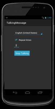 Talking Message screenshot 2
