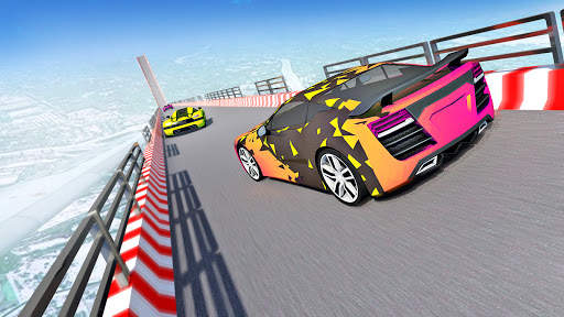 Mega Ramp Car Racing Impossible Stunts screenshot 4