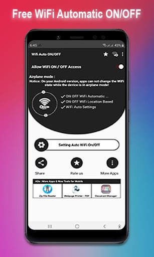 Wifi Auto ON/OFF screenshot 2
