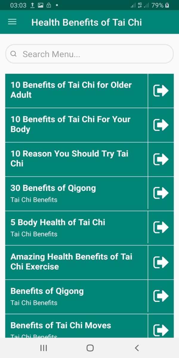 Health Benefits of Tai Chi screenshot 1