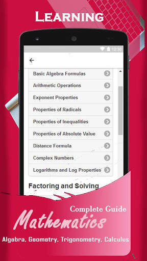 Learn Mathematics Formula and GRE Math Prep скриншот 2
