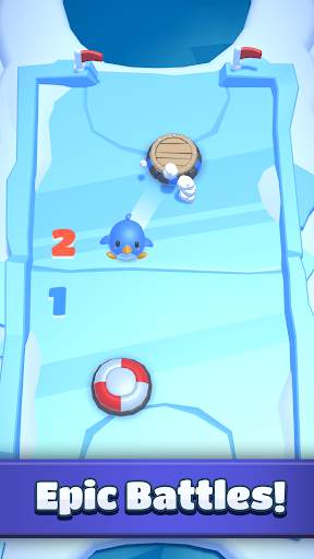 Frost Hockey 3D Online Multiplayer-Air Hockey Free screenshot 1