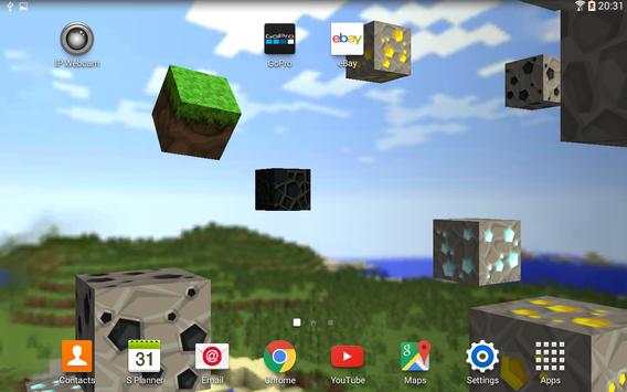 Blockcraft Live Wallpaper free screenshot 4