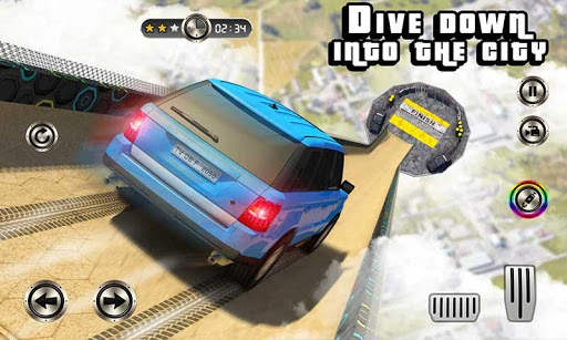 Mega Ramp Cruiser Car Stunt Racing Games 2018 screenshot 4