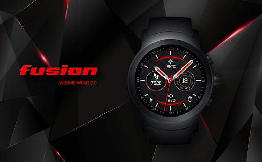 Fusion Watch Face & Clock Live Wallpaper 1 تصوير الشاشة