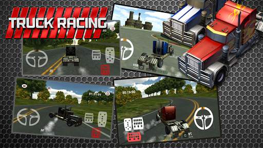 3D Highway Truck Race Game screenshot 3