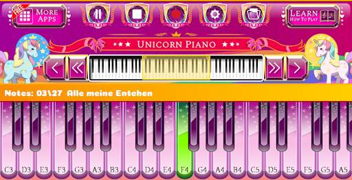 Piano do unicórnio screenshot 7