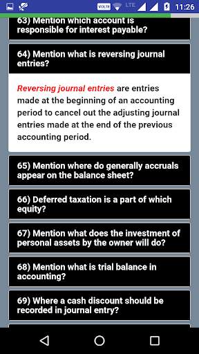 Accounting Interview Questions скриншот 6