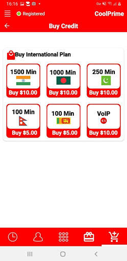 FreeCall-CoolPrime India Unlimited VoIP Call screenshot 3