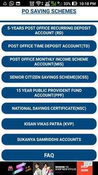 Post Office Saving Schemes with Calculator screenshot 2