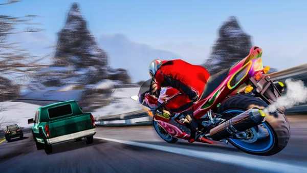 Reckless Racer: 2020’s Highway: Free Bike Racing screenshot 5