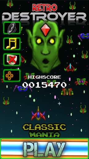 Classic Destroyer - 2D Space Shooter screenshot 1