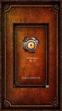 Steampunk clock theme screenshot 2