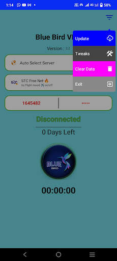 Blue Bird VPN screenshot 2