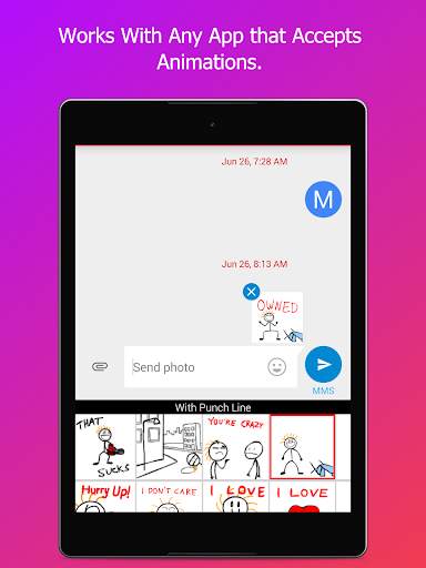 Stick Texting for WhatsApp screenshot 22