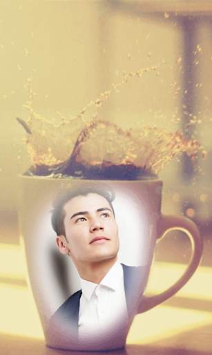 Coffee Cup Photo Frame Good Morning Application 3 تصوير الشاشة
