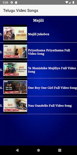 Telugu Video Songs screenshot 3