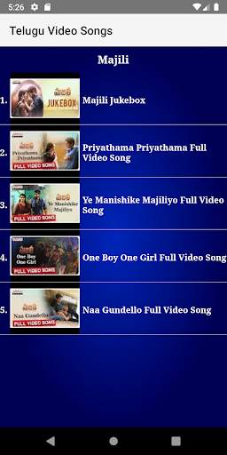 Telugu Video Songs screenshot 3