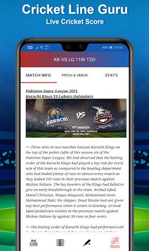 Cricket Line Guru - Live Cricket Match Score screenshot 6