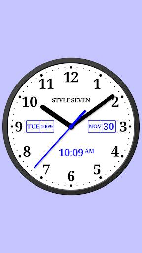 Light Analog Clock-7 4 تصوير الشاشة