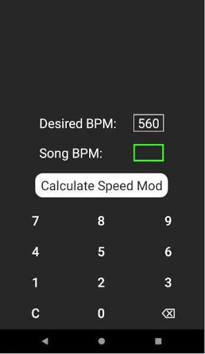 DDR Speed Mod Calculator screenshot 2