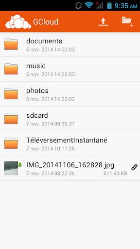 GCloud screenshot 2